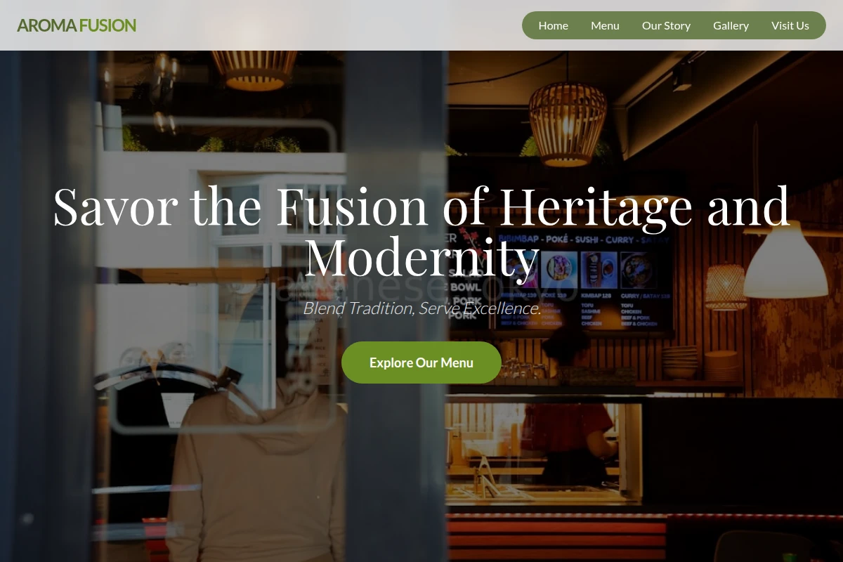 Aroma Asian Fusion Food