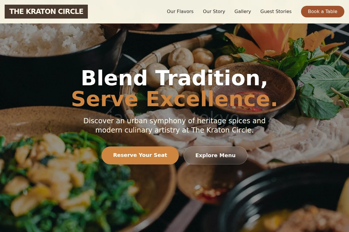 Urban Asian Fusion Food